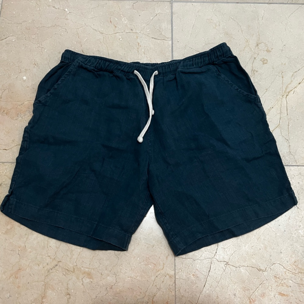 Mens Alex Crane Linen shorts